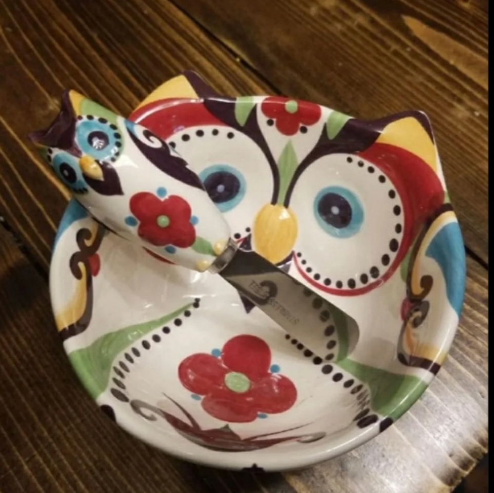 Home Accents dip bowl & spreader